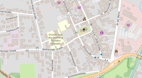 Friseur auf Satellitenbild