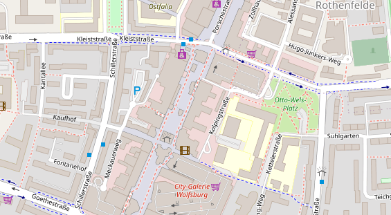 Friseur auf Satellitenbild