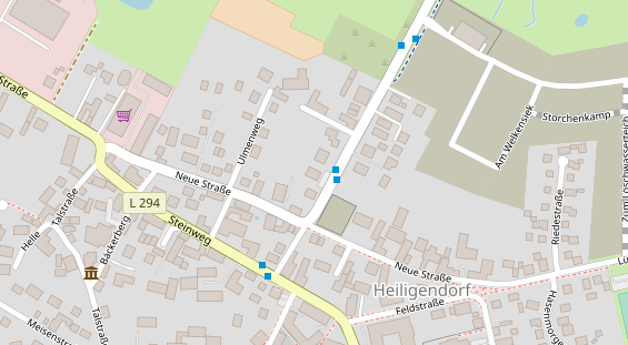 Friseur auf Satellitenbild