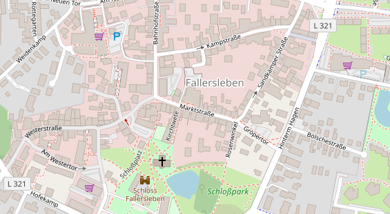 Friseur auf Satellitenbild