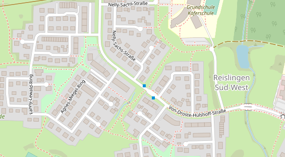 Friseur auf Satellitenbild