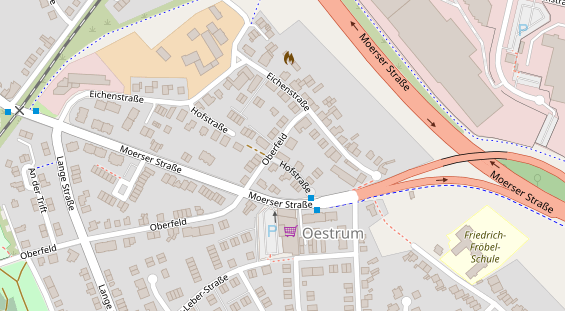 Friseur auf Satellitenbild