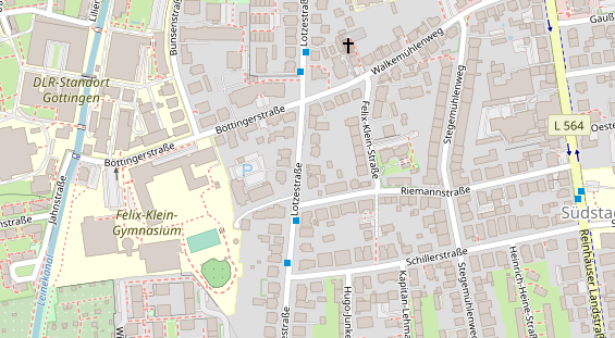 Friseur auf Satellitenbild