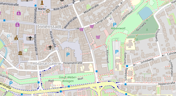 Friseur auf Satellitenbild