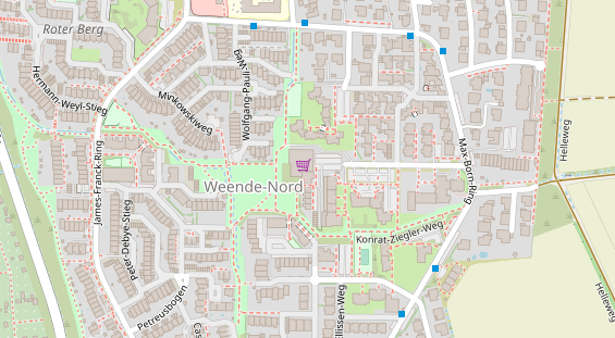 Friseur auf Satellitenbild