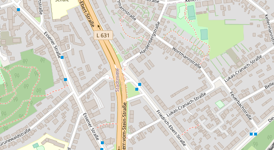 Friseur auf Satellitenbild