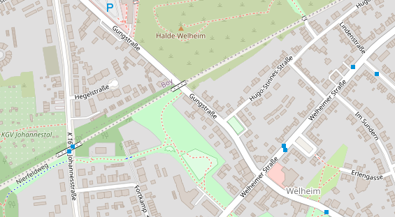 Friseur auf Satellitenbild