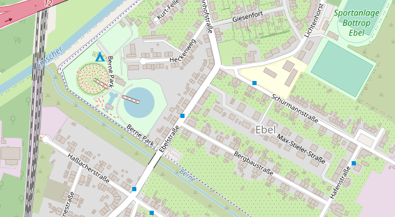 Friseur auf Satellitenbild