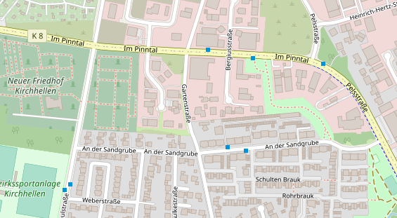 Friseur auf Satellitenbild