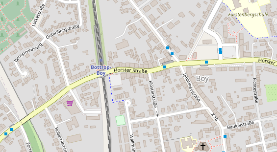 Friseur auf Satellitenbild