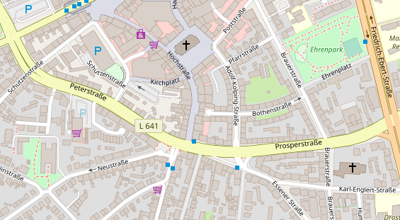 Friseur auf Satellitenbild