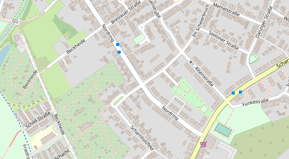 Friseur auf Satellitenbild