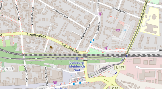 Friseur auf Satellitenbild