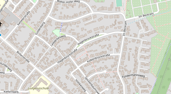 Friseur auf Satellitenbild