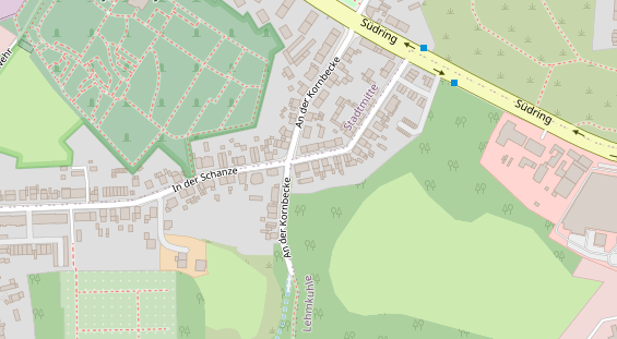 Friseur auf Satellitenbild