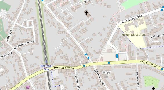 Friseur auf Satellitenbild