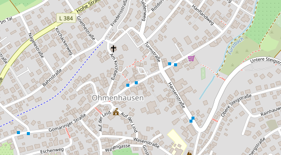 Friseur auf Satellitenbild