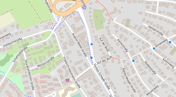 Friseur auf Satellitenbild