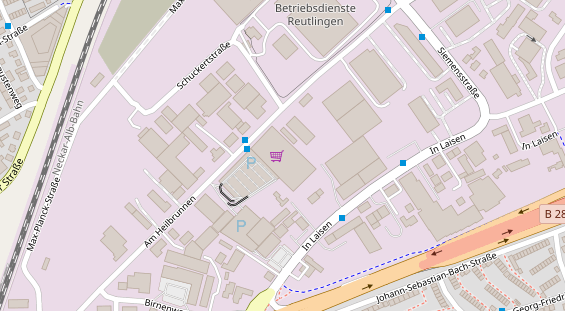 Friseur auf Satellitenbild