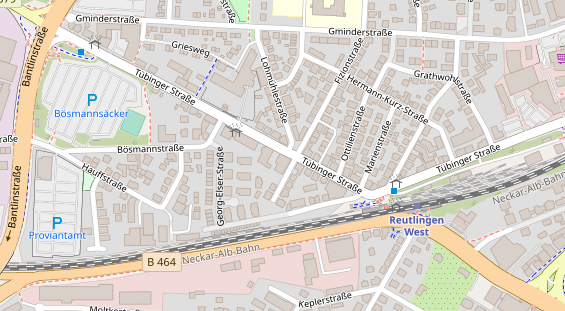 Friseur auf Satellitenbild