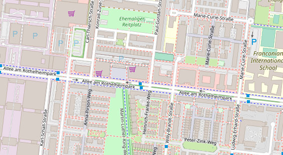 Friseur auf Satellitenbild