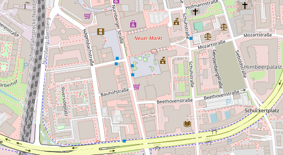 Friseur auf Satellitenbild