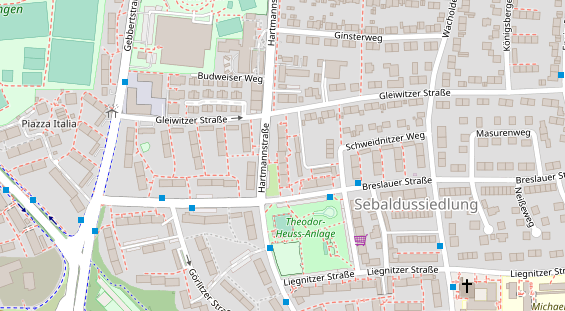 Friseur auf Satellitenbild