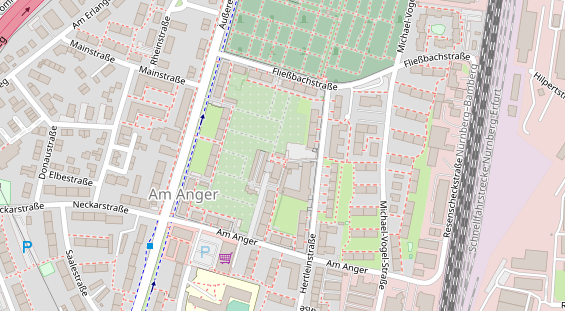 Friseur auf Satellitenbild