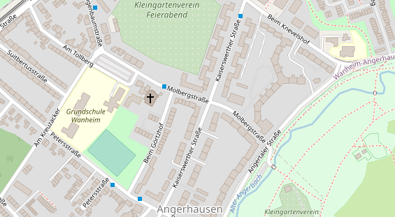 Friseur auf Satellitenbild