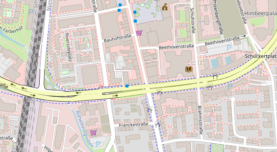 Friseur auf Satellitenbild