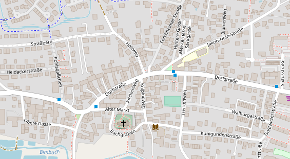 Friseur auf Satellitenbild