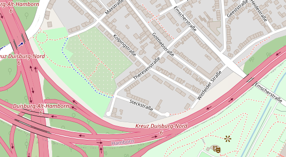 Friseur auf Satellitenbild