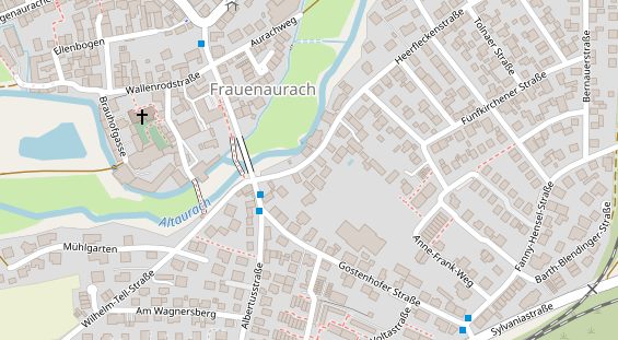 Friseur auf Satellitenbild