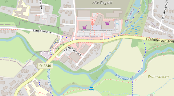 Friseur auf Satellitenbild