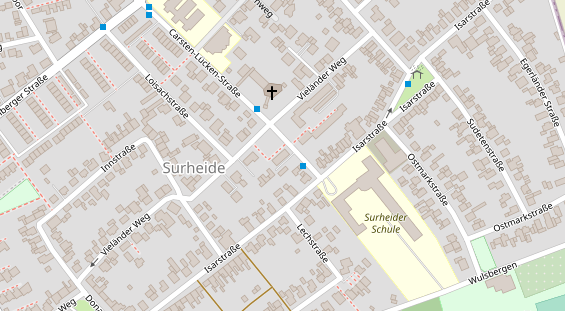 Friseur auf Satellitenbild