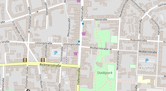 Friseur auf Satellitenbild