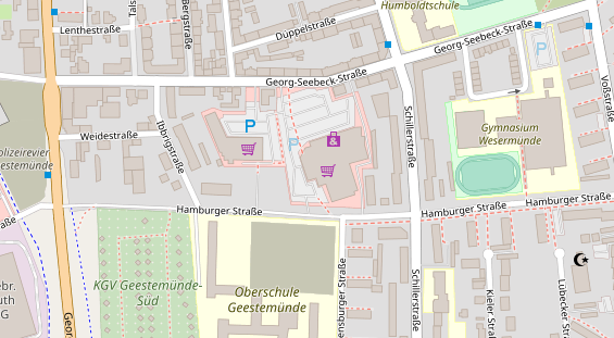 Friseur auf Satellitenbild