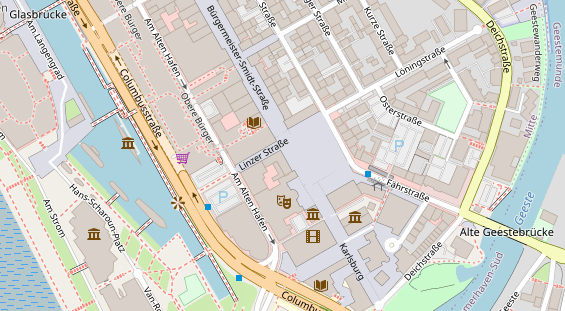 Friseur auf Satellitenbild