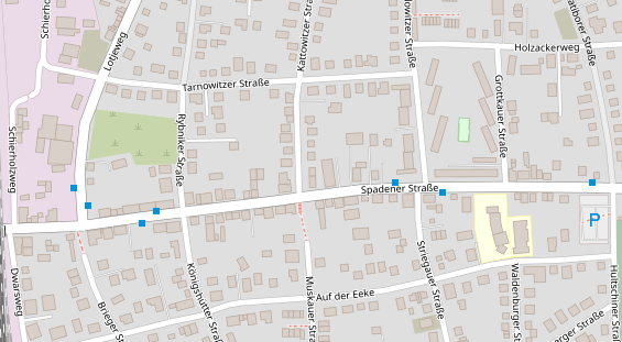 Friseur auf Satellitenbild