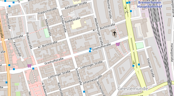 Friseur auf Satellitenbild