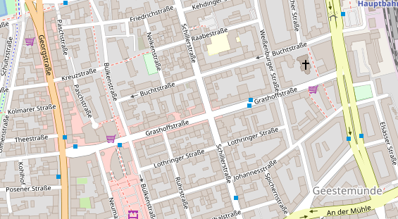 Friseur auf Satellitenbild