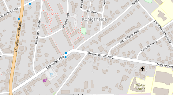 Friseur auf Satellitenbild