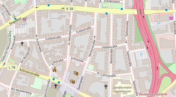 Friseur auf Satellitenbild