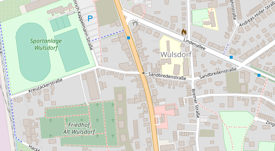 Friseur auf Satellitenbild