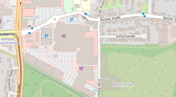 Friseur auf Satellitenbild