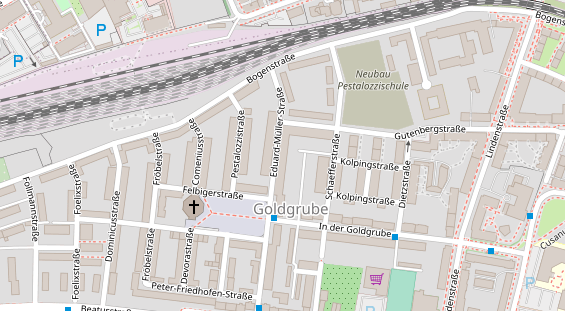 Friseur auf Satellitenbild