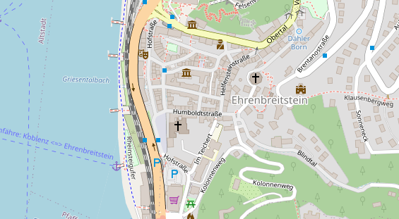 Friseur auf Satellitenbild