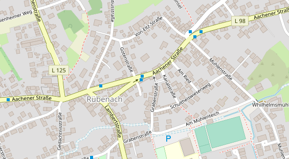 Friseur auf Satellitenbild