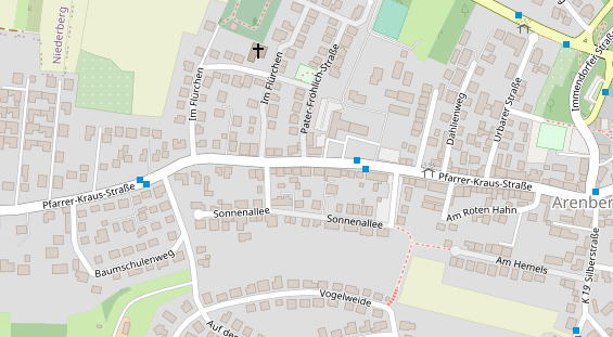 Friseur auf Satellitenbild