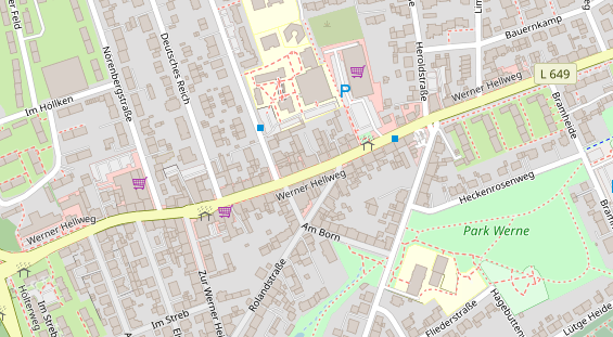 Friseur auf Satellitenbild